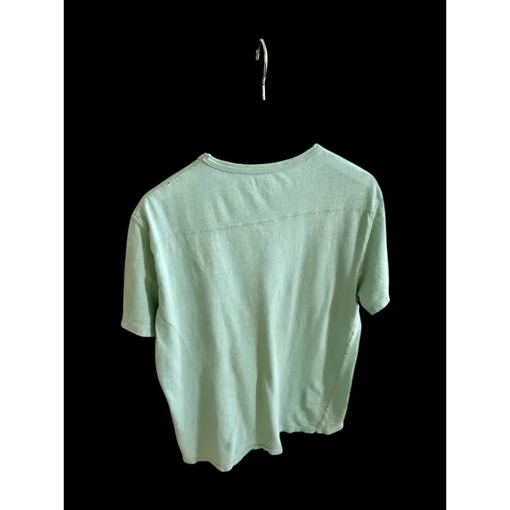 Vintage Ralph Lauren Polo Rugby Tshirt Sz Large Number‎ Varsity RLYC Distressed